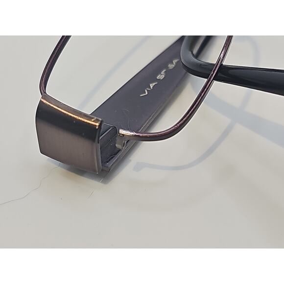 VIA SPIGA Zyloware Balbina 600 54-16 -135 Brown Tortoise Eyeglass FRAMES ONLY - Picture 8 of 16